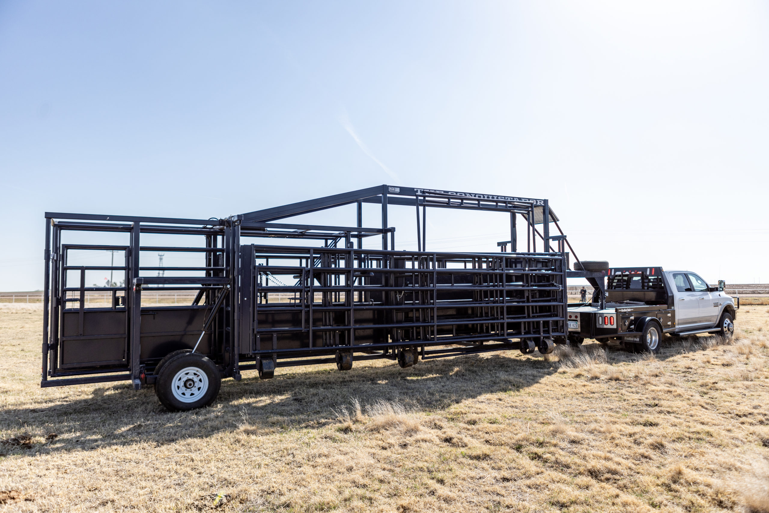 portable cattle working pens Bari Layne